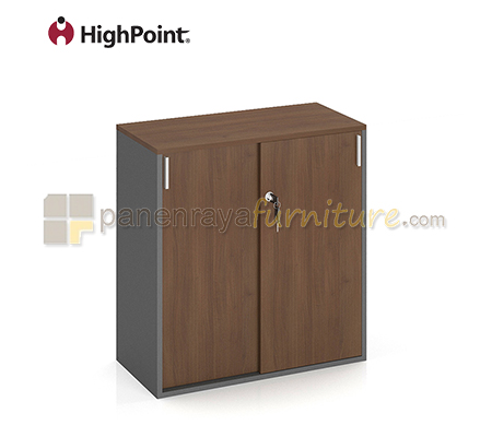 Panen Raya Furniture Lemari Arsip HighPoint Five BST 5252 European Walnut 80x39x83