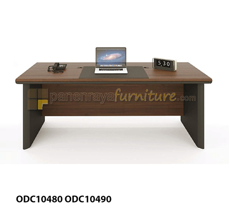 Panen Raya Furniture Meja Kantor HighPoint Classe ODC 10480 Jamaican Walnut 180x90x75