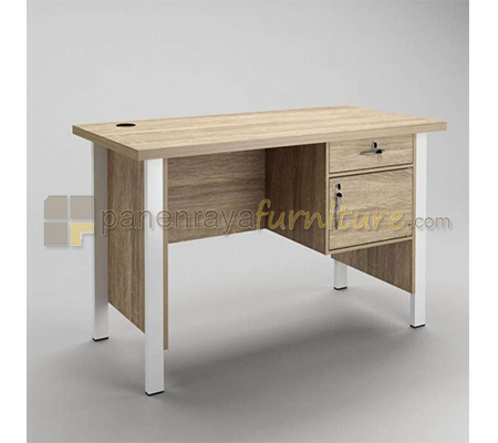 Panen Raya Furniture Meja Kantor Orbitrend MAX Sonoma Light-White 120x60x75