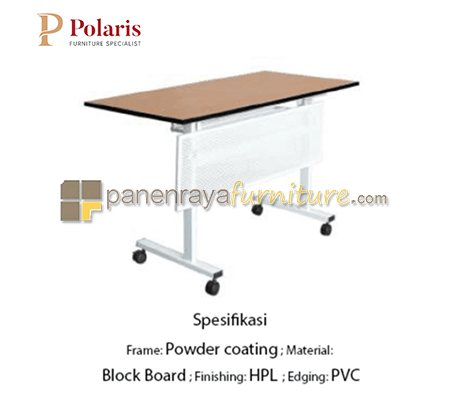 Panen Raya Furniture Meja Kantor Polaris IBM Folding Table Modern Series I Plus Steel Modesty
