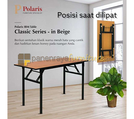 Panen Raya Furniture Meja Kantor Polaris IBM Folding Table Classic Series