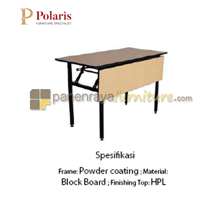 Panen Raya Furniture Meja Kantor Polaris IBM Folding Table Classic Series Plus RAK Plus Board Modesty