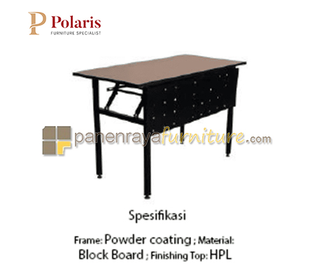Panen Raya Furniture Meja Kantor Polaris IBM Folding Table Classic Series Plus RAK Plus Steel Modesty
