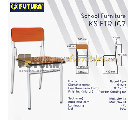 Panen Raya Furniture Kursi Sekolah Futura KS FTR 107 (SMP-UNIV)
