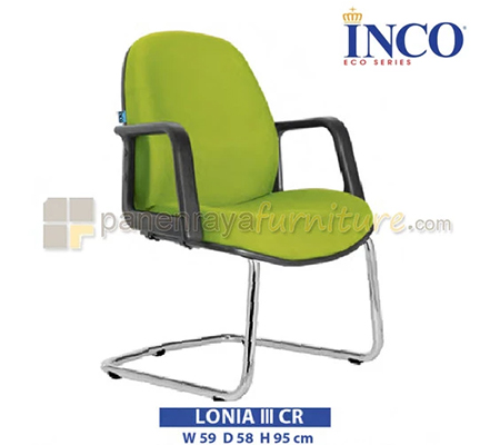 Panen Raya Furniture Kursi Kantor Indachi Inco Lonia III CR PU Armrest
