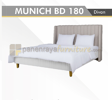 Panen Raya Ranjang Activ Munich BD 180 White 180x200