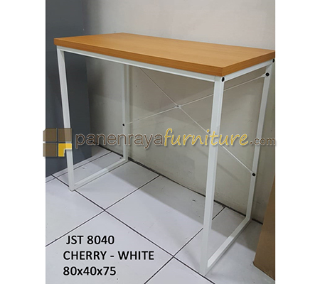 Panen Raya Furniture Meja Tulis Euro JADE JST 8040 Cherry-White 80x40x75 