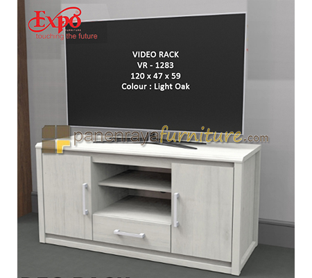 Panen Raya Rak TV Expo VR 1283 Light Oak 120x47x59
