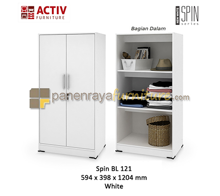Panen Raya Baby Locker 2 Pintu Activ Spin BL 121 White 60x40x121