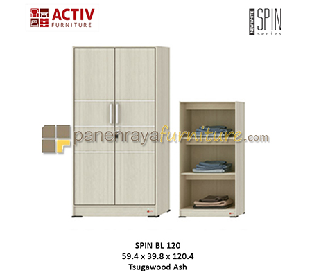 Panen Raya BABY LOCKER 3 TINGKAT ACTIV SPIN BL 120 TSUGAWOOD ASH 60x40x121