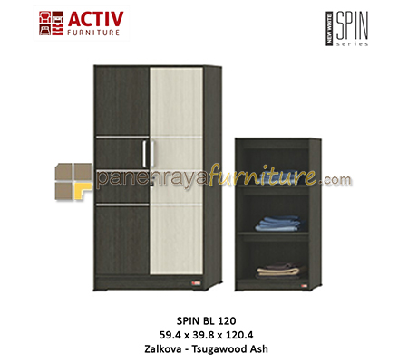 Panen Raya BABY LOCKER 3 TINGKAT ACTIV SPIN BL 120 ZALKOVA-TSUGAWOOD ASH 60x40x121