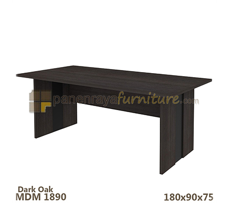 Panen Raya Meja Meeting Persegi Expo MDM 1890 Dark Oak 180x90x75
