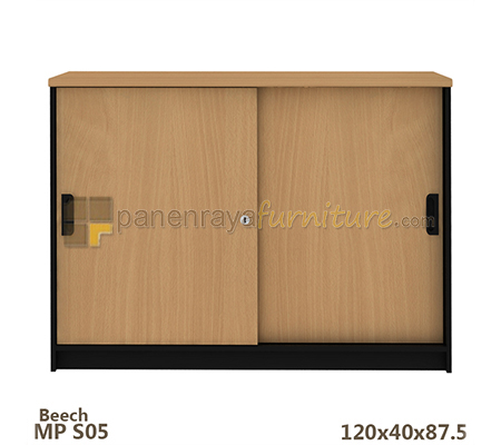 Panen Raya Furniture Lemari Arsip Rendah Expo MP S05 Beech 120x40x88