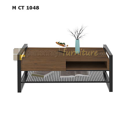 Panen Raya Furniture Coffee Table Expo M CT 1048 Matt Wood 108x60x45
