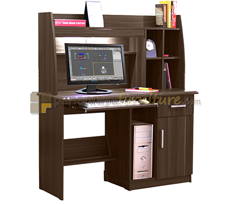Panen Raya Furniture Meja Belajar / Komputer Expo SDC 5104 Walnut 120x48x135