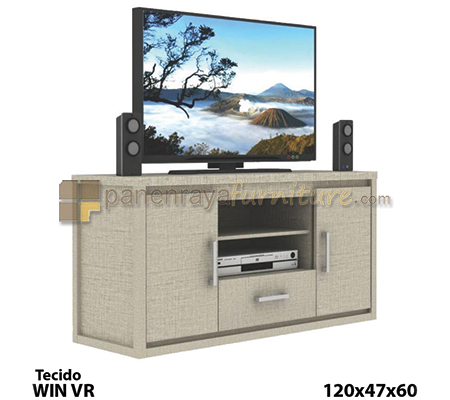Panen Raya Meja TV Expo WIN VR Tecido 120x47x60