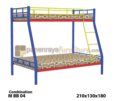 Panen Raya Ranjang Susun 90x200 dan 120x200 Expo MBB 04 Mix Colour 210x130x180