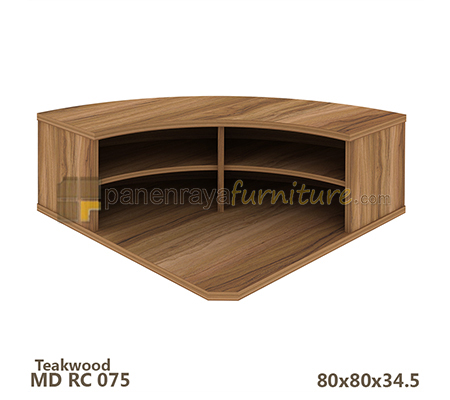 Panen Raya Furniture Recepsionist Counter Expo MD RC 075 Teak Wood 75x30x32