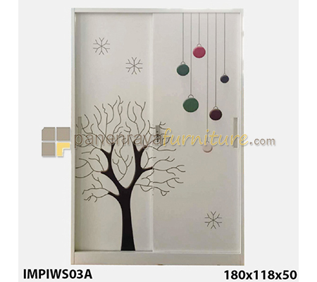 Panen Raya LEMARI PAKAIAN METAL IMPORTA IMP IWS03A