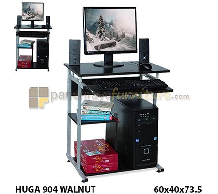 Panen Raya MEJA KOMPUTER LUNAR HUGA 904 Walnut 60x40