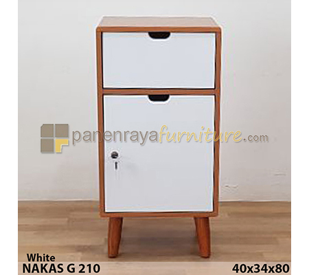 Panen Raya Furniture NAKAS GRACE G 210 WHITE 40x34x80