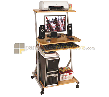 Panen Raya MEJA KOMPUTER GRACE G 703 MAHONI BROWN - BLACK 58x55