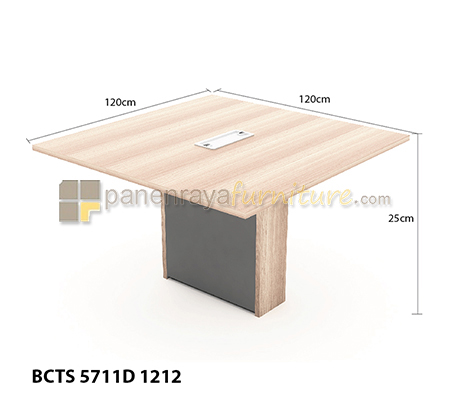 Panen Raya Furniture Meja Meeting Extention Panel Leg HighPoint Seven BCTS 5711D 1212 W67 Brighton 120x120x75