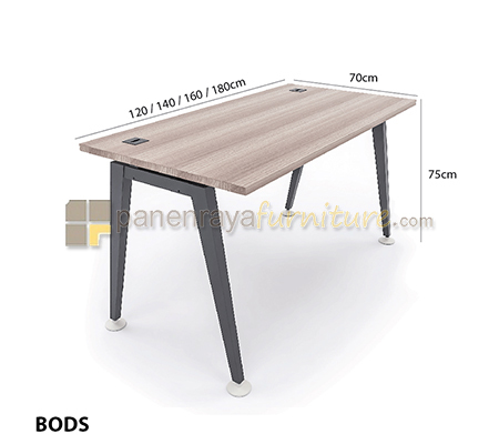 Panen Raya Furniture Office Single Desk HighPoint Seven BODS 57000 1870 W67 Brighton 180x70x75