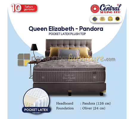 Panen Raya Furniture Central Queen Elizabeth Oliver (Set Pandora) Full Set