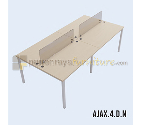 Panen Raya Furniture Workstation 4 Seater Indachi Ajax.4.D.N