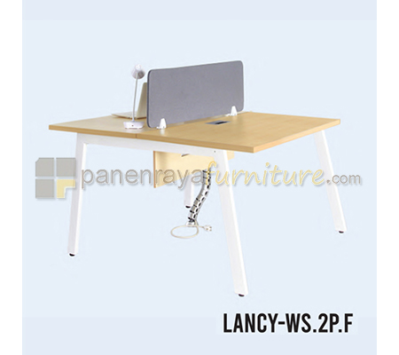 Panen Raya Furniture Workstation 2 Seater Indachi Lancy WS.2P.F