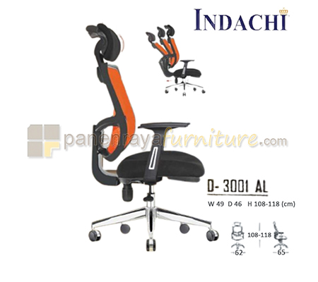 Panen Raya Furniture Kursi Kantor Indachi D 3001 AL