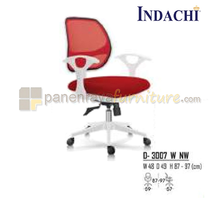 Panen Raya Furniture Kursi Kantor Indachi D 3007 W NW