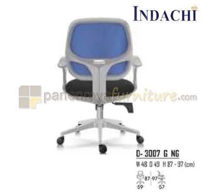 Panen Raya Furniture Kursi Kantor Indachi D 3007 G NG