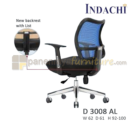 Panen Raya Furniture Kursi Kantor Indachi D 3008 AL