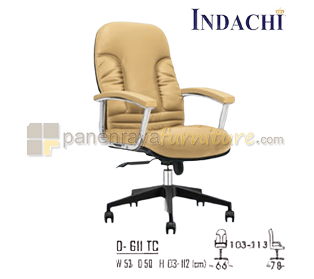 Panen Raya Furniture Kursi Kantor Indachi D 611 TC