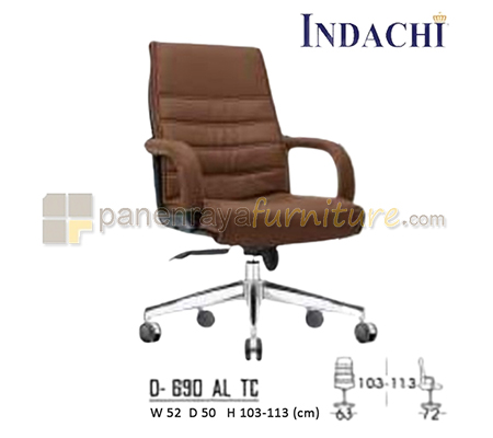 Panen Raya Furniture Kursi Kantor Indachi D 690 AL TC