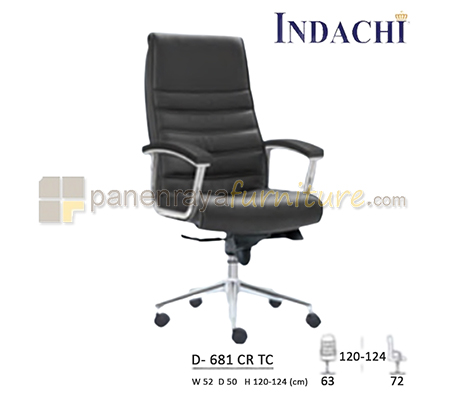 Panen Raya Furniture Kursi Kantor Indachi D 681 CR TC