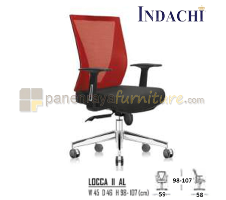 Panen Raya Furniture Kursi Kantor Indachi Locca II AL