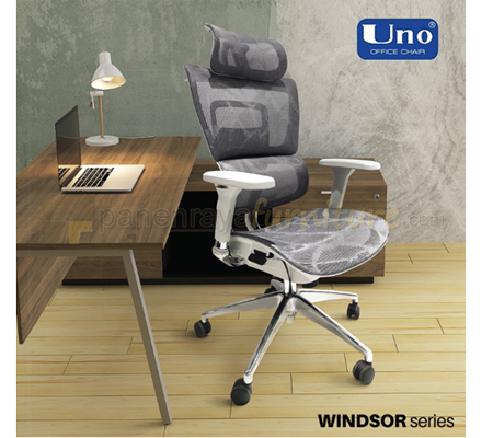 Panen Raya Furniture Kursi Kantor UNO Windsor HR Aluminium