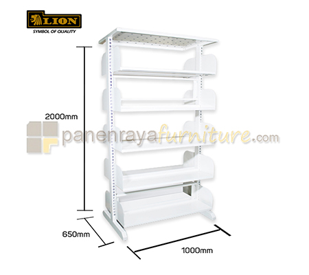 Panen Raya Furniture Rak Perpustakaan Double Lion Library Rack Double
