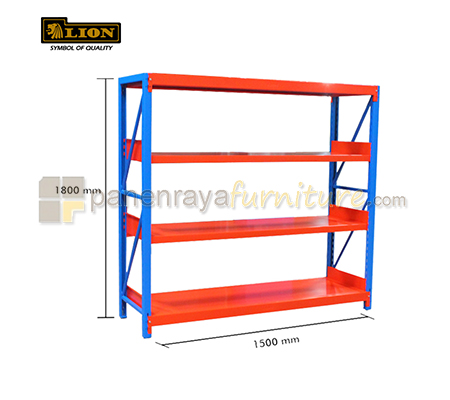 Panen Raya Furniture Rak Shelving Lion Medium Duty Rack Shelving Type A