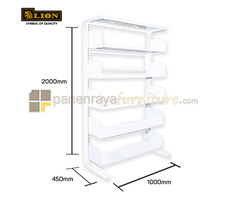 Panen Raya Furniture Rak Perpustakaan Single Lion Library Rack Single