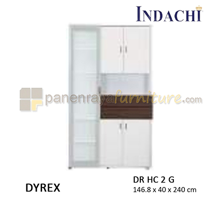 Panen Raya Furniture Lemari Arsip Indachi Dyrex DR HC 2 G 147x40x240 Melamine