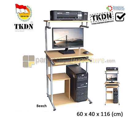 Panen Raya MEJA KOMPUTER LUNAR HUGA 905 Beech 60x40x116