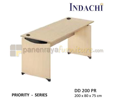 Panen Raya Furniture Meja Kantor Indachi Priority DD 200 PR Maple 200x80x75 melamine
