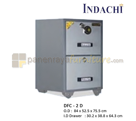Panen Raya Filling Cabinet Besi INDACHI DFC 2 D Grey 840x525x755