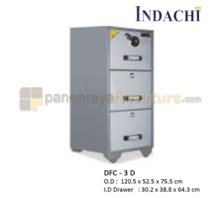 Panen Raya Filling Cabinet Besi INDACHI DFC 3 D Grey 1205x525x755