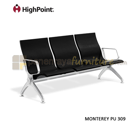 Panen Raya Furniture Kursi Tunggu 3 Seater HighPoint Monterey PU309