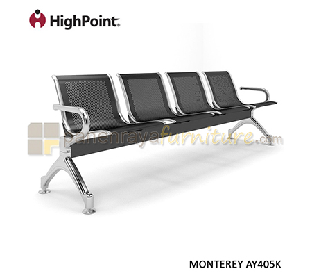 Panen Raya Furniture Kursi Tunggu 4 Seater HighPoint Monterey AY405K